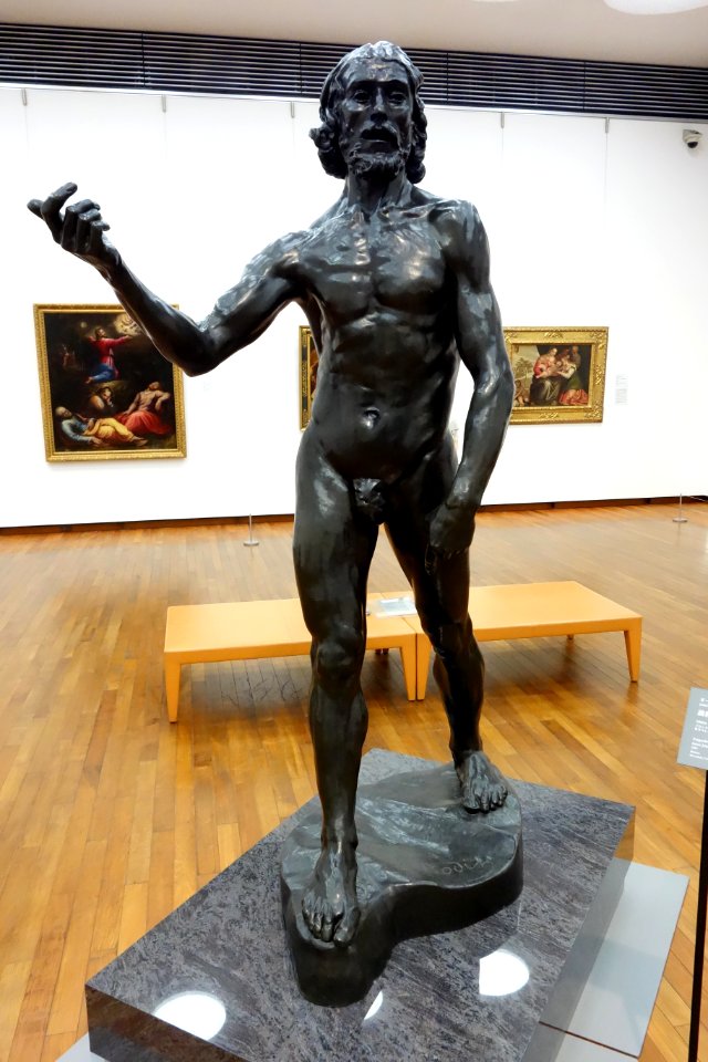 Saint John the Baptist Preaching by Auguste Rodin, 1880, bronze - National Museum of Western Art, Tokyo - DSC08085