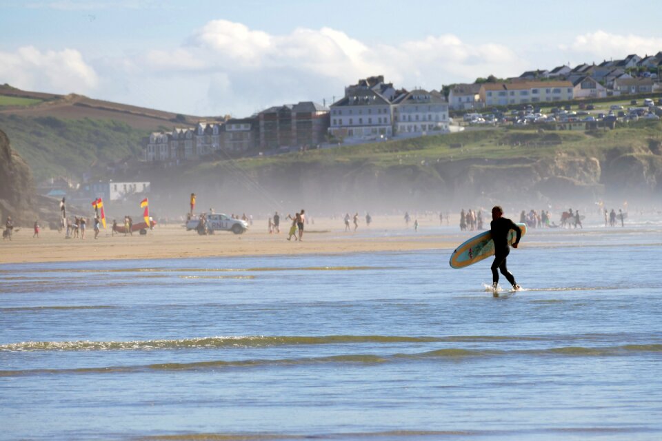 Cornwall coast beach