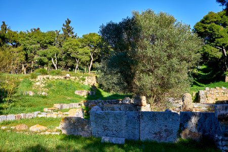 Ruins of Classical Houses in Deme of Kollytos on March 13, 2020 photo