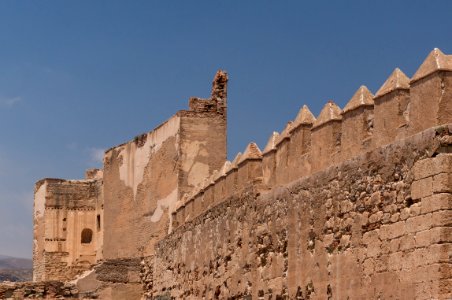 Ruined walls, Alcazaba, Almeria, Spain photo