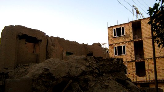 Ruins of an Old brick thatch house - North Qavvani ave - near Al-Reza Mosque - Nishapur 08