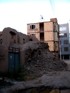 Ruins of an Old brick thatch house - North Qavvani ave - near Al-Reza Mosque - Nishapur 01