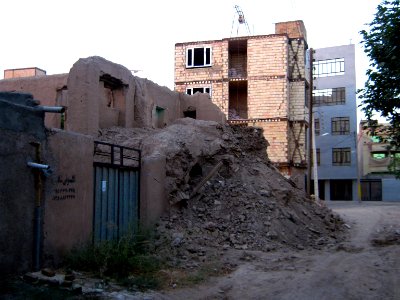 Ruins of an Old brick thatch house - North Qavvani ave - near Al-Reza Mosque - Nishapur 02