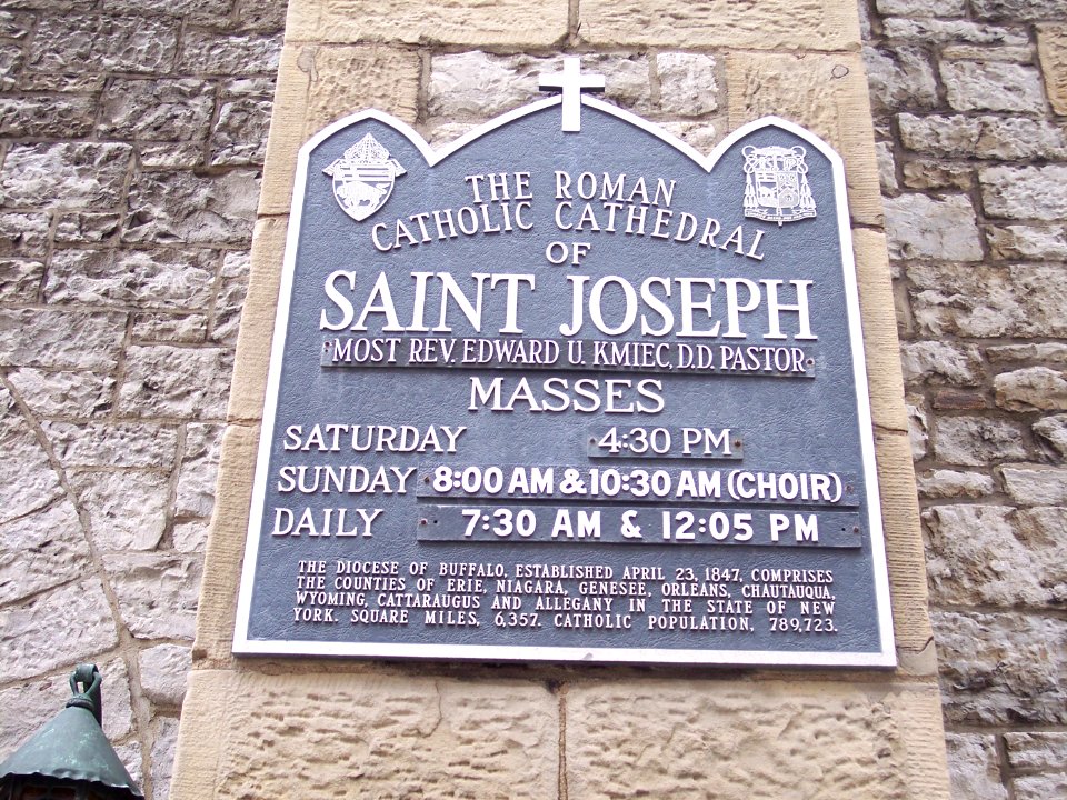 Saint joseph cathedral sign