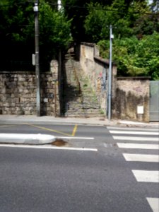 Sainte-Foy-lès-Lyon - Montée du Petit Sainte-Foy, depuis l'avenue Valioud
