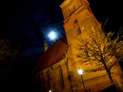 Saint Nicholas church Spandau at night 15