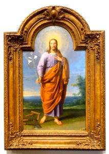 Saint Joseph by Philippe de Champaigne, c. 1650, oil on copper - Fogg Art Museum, Harvard University - DSC01413