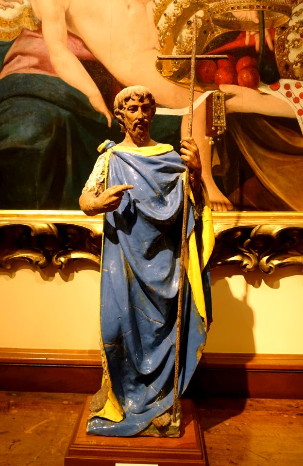 Saint John the Baptist, by Giovanni della Robbia, c. 1500, glazed terracotta - John and Mable Ringling Museum of Art - Sarasota, FL - DSC00567