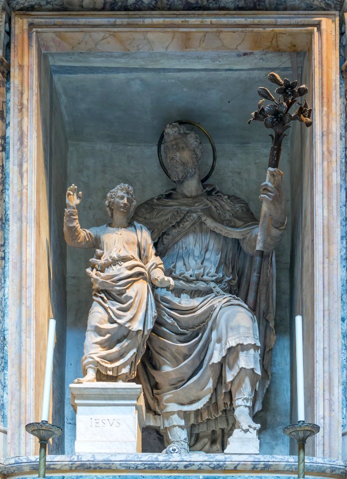 Saint Joseph and Child Pantheon Rome photo