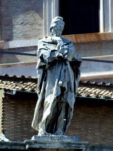 Saint Malchus of Syria on colonnade photo
