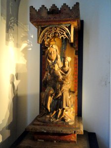 Saint Anne as the Third, Taivassalo Church, made in Northern Germany ca. 1430-1450 - National Museum of Finland - DSC04217