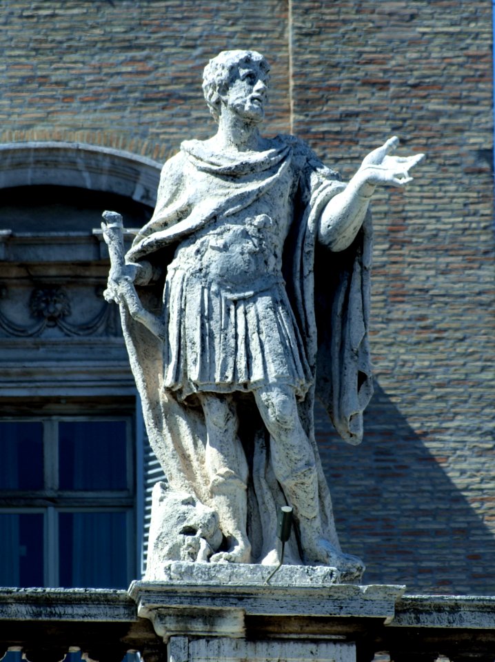 Saint Marinus of Caesarea on colonnade photo