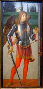 Saint Michael, attributed to Domenico Ghirlandaio, 1480-1485, tempera on wood - Portland Art Museum - Portland, Oregon - DSC09032