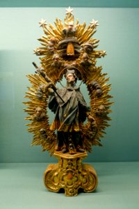 Saint Nepomuk by Johann Caspar Hippeli, c. 1760 - Mainfränkisches Museum - Würzburg, Germany - DSC04855