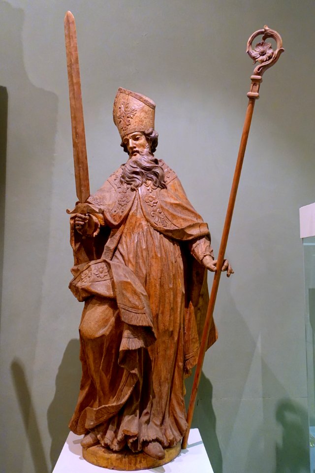 Saint Kilian, by a Bamberg master, c. 1760 - Mainfränkisches Museum - Würzburg, Germany - DSC04945