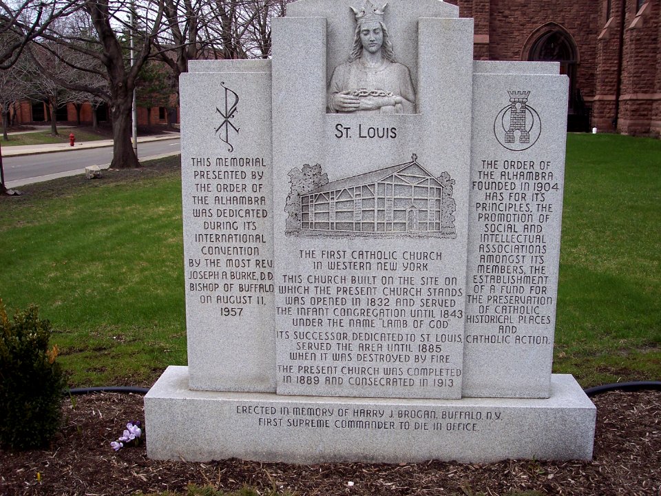 Saint louis catholic church sign