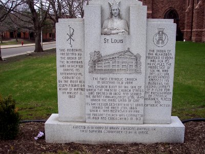 Saint louis catholic church sign
