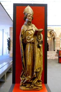 Saint Louis of Toulouse, by the Master of the Pilsener Kreuzigung, Nuremberg, c. 1450, limewood - Germanisches Nationalmuseum - Nuremberg, Germany -DSC02834