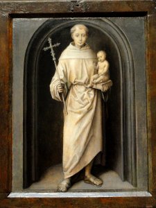 Saint Anthony of Padua, 1485-1490, by Hans Memling - Art Institute of Chicago - DSC09631