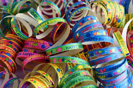 Colorful congratulations celebration