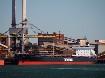 Sagar Samrat (ship, 2015) IMO 9727041, IJmuiden pic2
