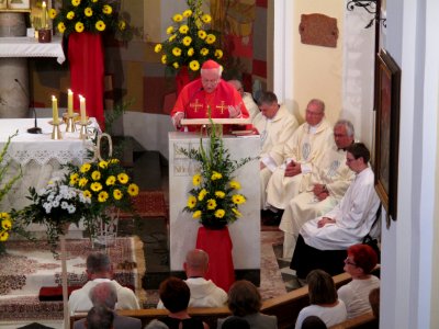 Saint Lawrence feast day mass, Brežice, August 10, 2014 09