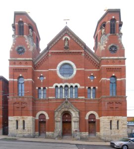 Saint Adalbert of Prague Church, South Side, Pittsburgh, 2019-09-23