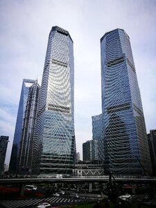 Shanghai skyscraper building photo