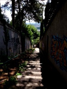 Sainte-Foy-lès-Lyon - Montée du Petit Sainte-Foy, depuis la rue Georges Clemenceau