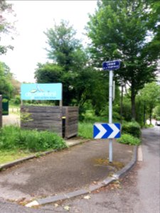 Sainte-Foy-lès-Lyon - Chemin de la Courtille - Plaque et panneaux photo