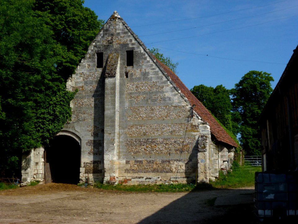 Saint-Éloi-de-Fourques (Eure, Fr) ancienne grange