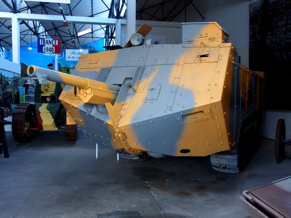 Saint Chamond in the Musée des Blindés, France, pic-1