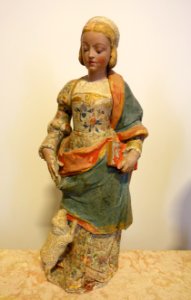 Saint Agnes, from the Mosteiro de Santa Clara, by Joao de Ruao, 16th century - Museu Nacional de Machado de Castro - Coimbra, Portugal -DSC09932