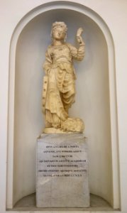 Saint Catherine of Alexandria by Guglielmo della Porta (c.1500–1577), marble - Accademia Ligustica di Belle Arti - DSC02365