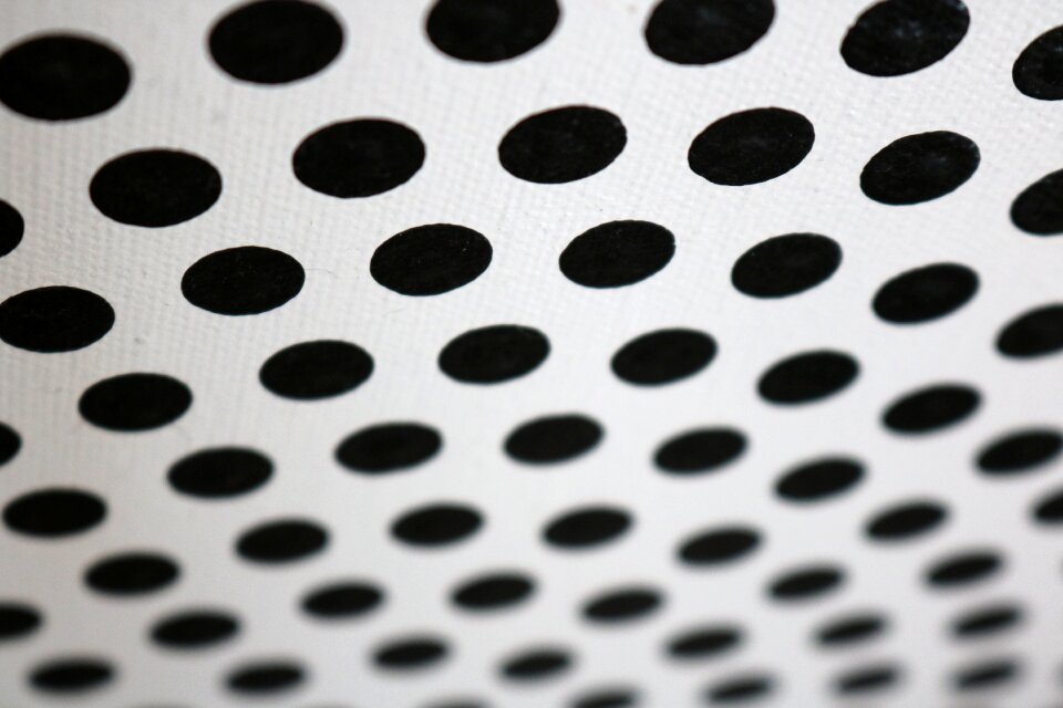 Black and white patterns spotted