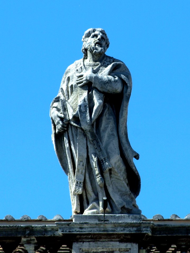 Saint Gregory of Nazianzus on colonnade photo