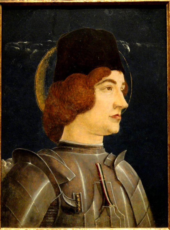 Saint George by Cosme Tura, Ferrara, c. 1475-1476, oil and tempera on panel - San Diego Museum of Art - DSC06646