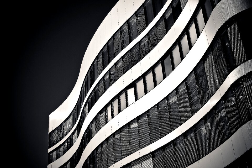 Modern facade building