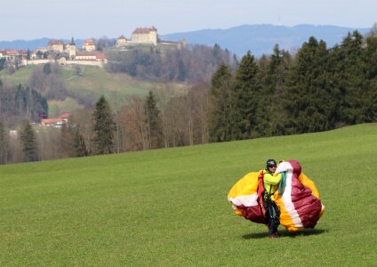 Paragliding switzerland sport