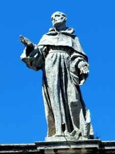 Saint Bernard on the colonnade