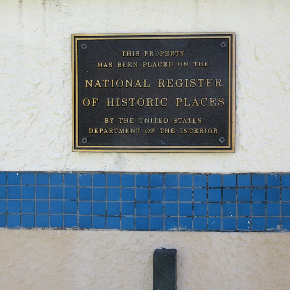 Saint Anthony's School Fort Lauderdale Florida nrhp plaque 