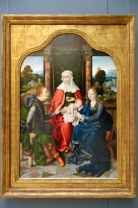Saint Anne with the Virgin and Child and Saint Joachim by Joos van Cleve