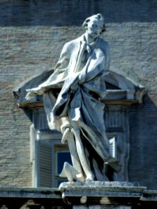 Saint Apollonius of Alexandria on colonnade photo