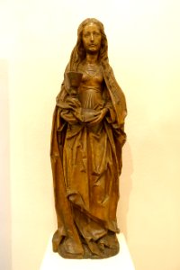 Saint Barbara by Tilman Riemenschneider, c. 1510, linden wood - Mainfränkisches Museum - Würzburg, Germany - DSC04780