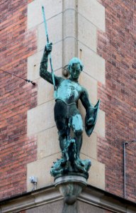 Saint George statue Odense Denmark photo
