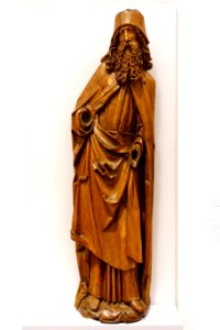 Saint Anthony Abbot by Tilman Riemenschneider and workshop, c. 1510 - Busch-Reisinger Museum, Harvard University - DSC01057