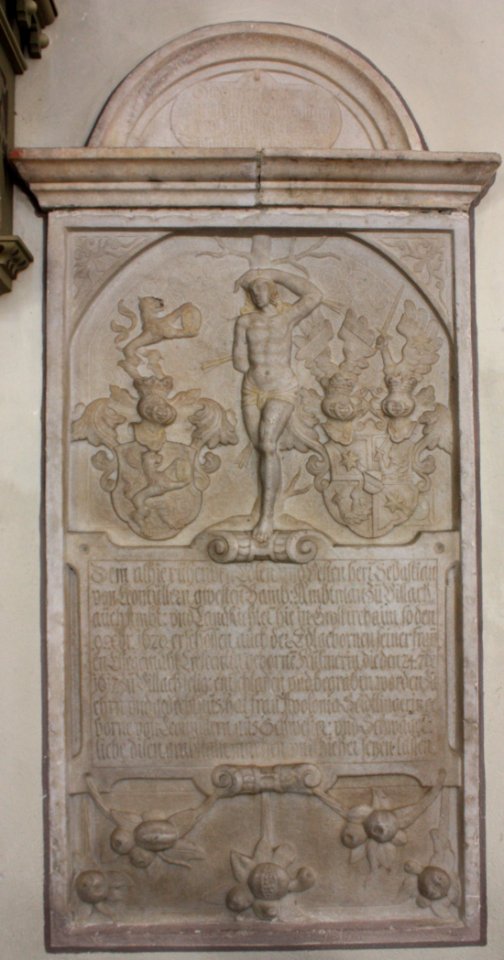 Sagritz - Pfarrkirche - Grabplatte2
