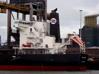 Sagar Samrat (ship, 2015) IMO 9727041, IJmuiden, Port of Amsterdam pic2