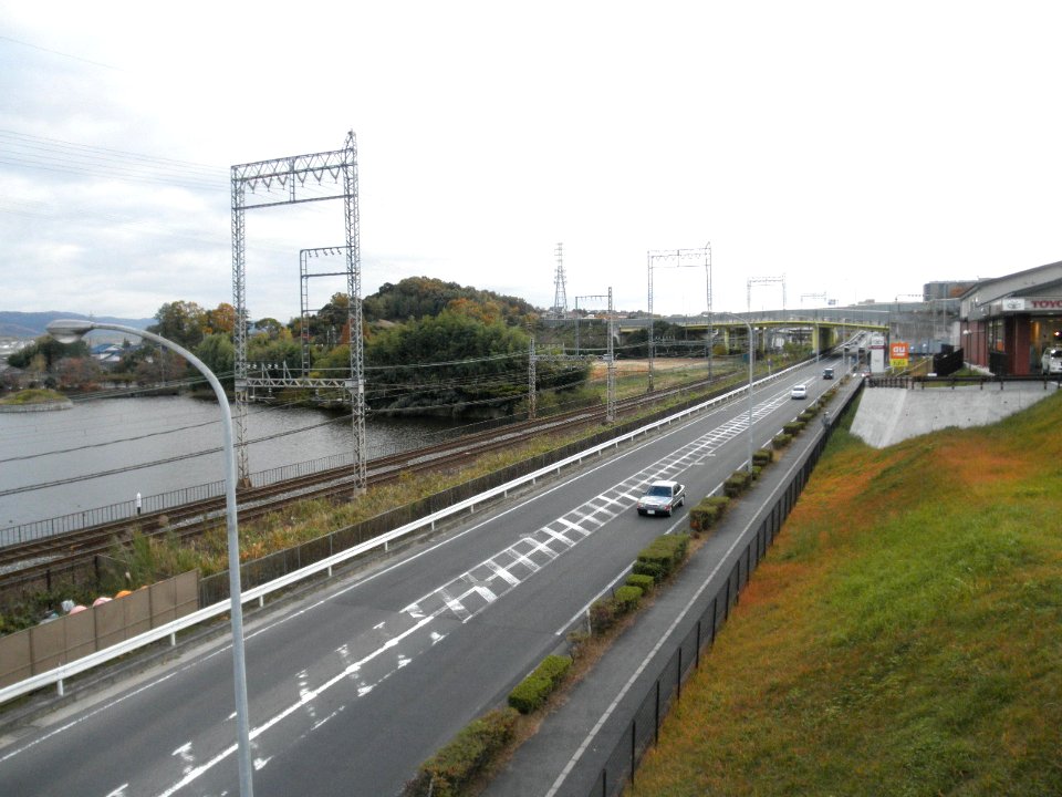 Saganakadai3 Kizugawacity Kyotopref Kyotoprefectural road 22 Yahata Kizu Line