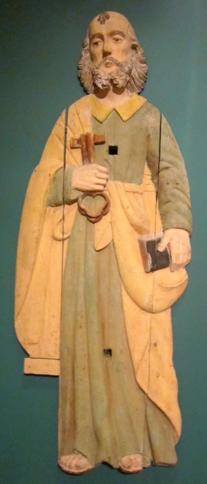Saint Peter from the Philippines, polychromed wood, Honolulu Museum of Art